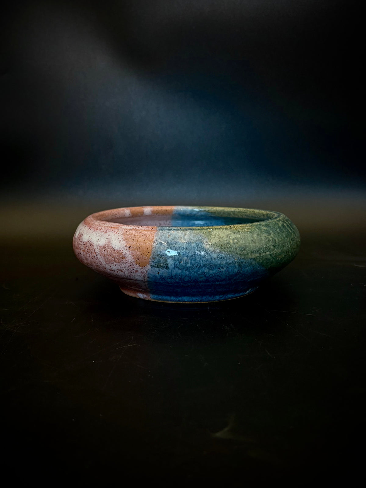 Cotton candy ikebana bowl
