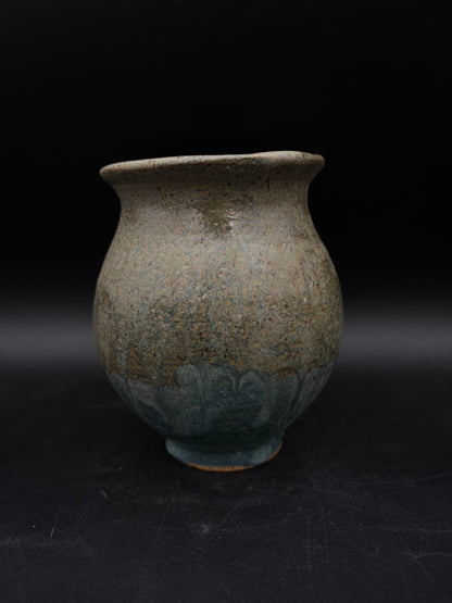 Agate antique blue vase