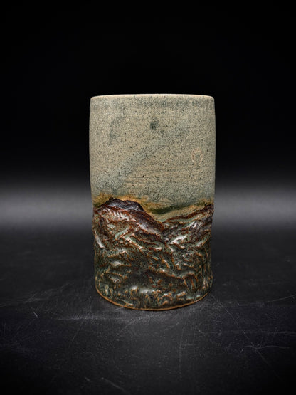 Sage landscape vase