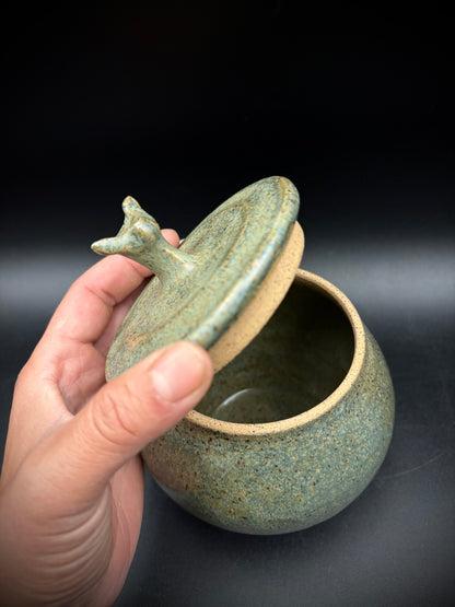 Cat Lidded Jar