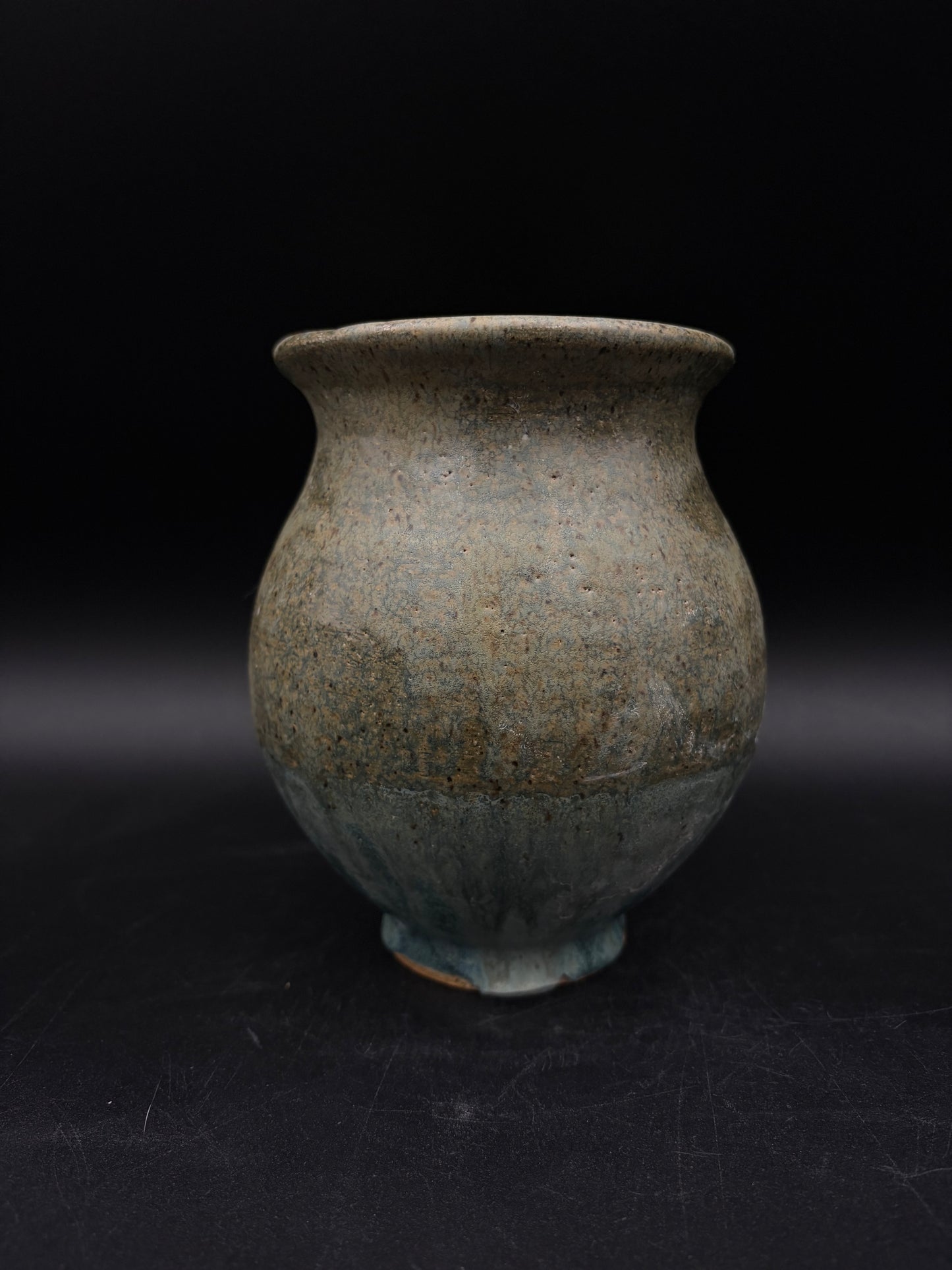 Agate antique blue vase