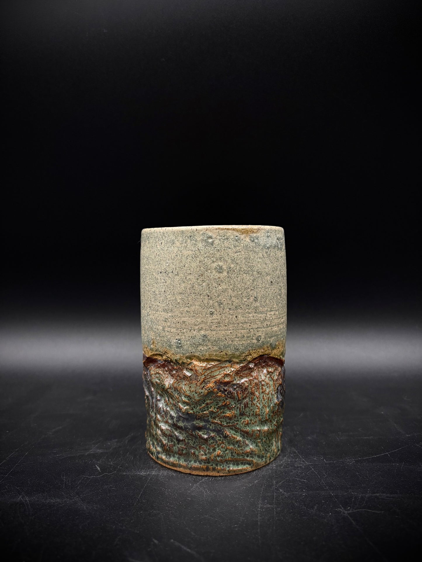 Sage landscape vase