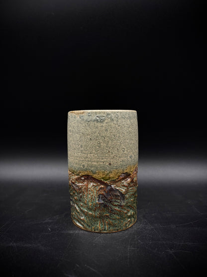 Sage landscape vase