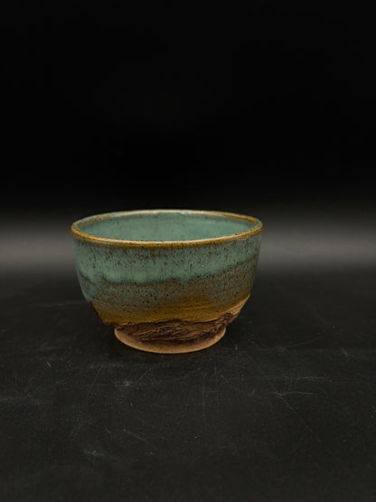 Celadon landscape bowl
