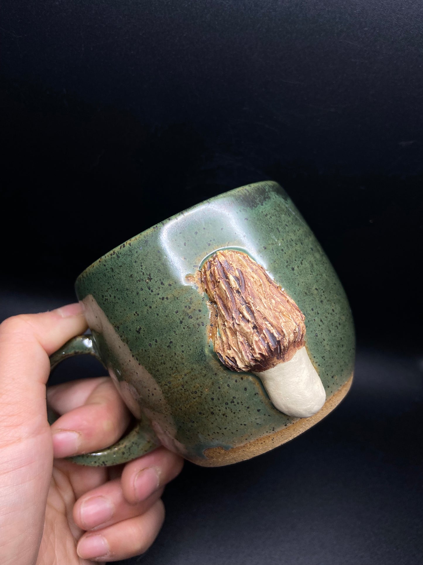 Morel Mushroom Mug 1/4