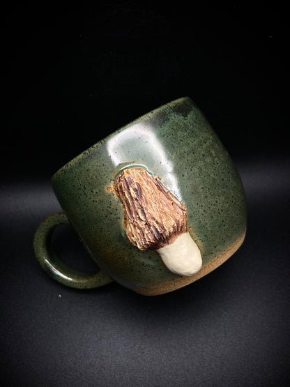 Morel Mushroom Mug 1/4