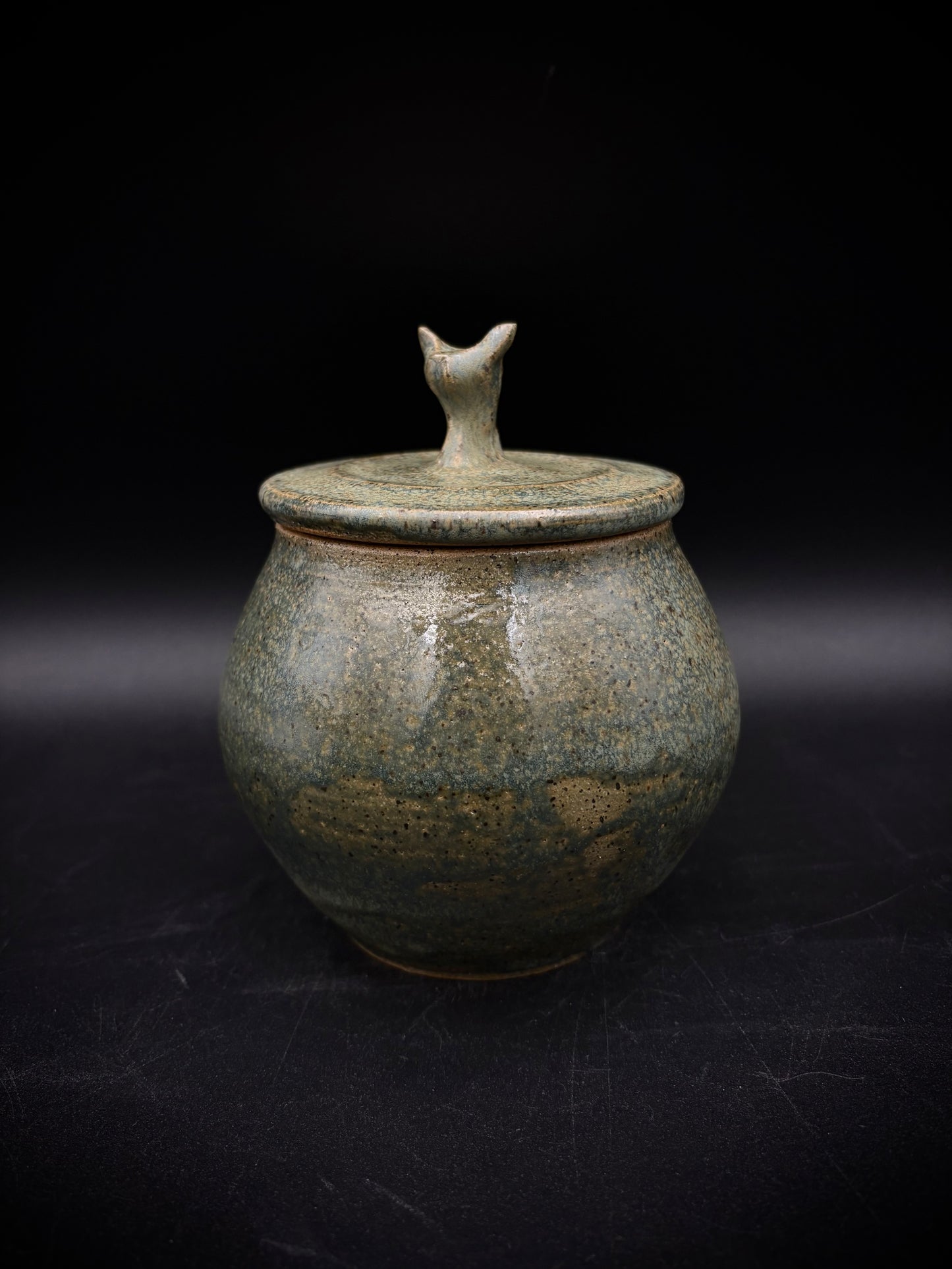 Cat Lidded Jar