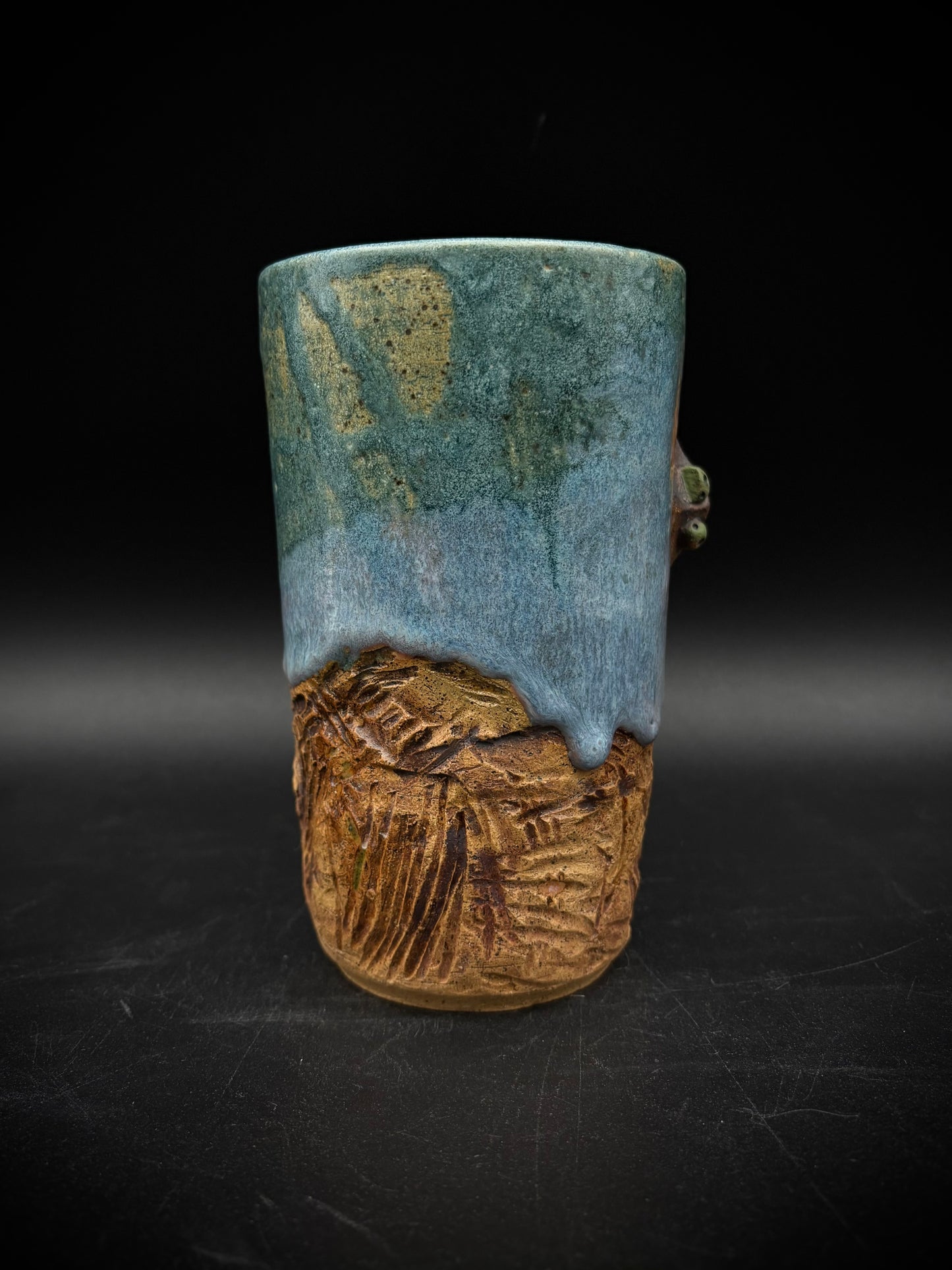 Sunset rock climbing tall mug