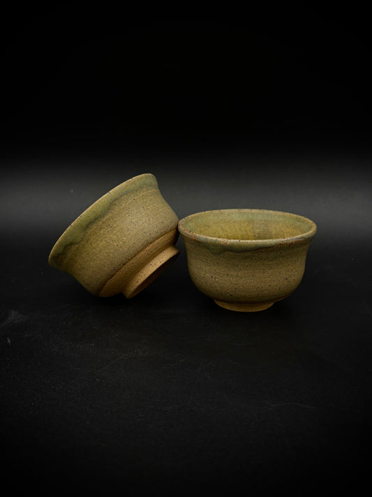 Bamboo espresso cups