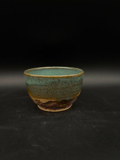 Celadon landscape bowl
