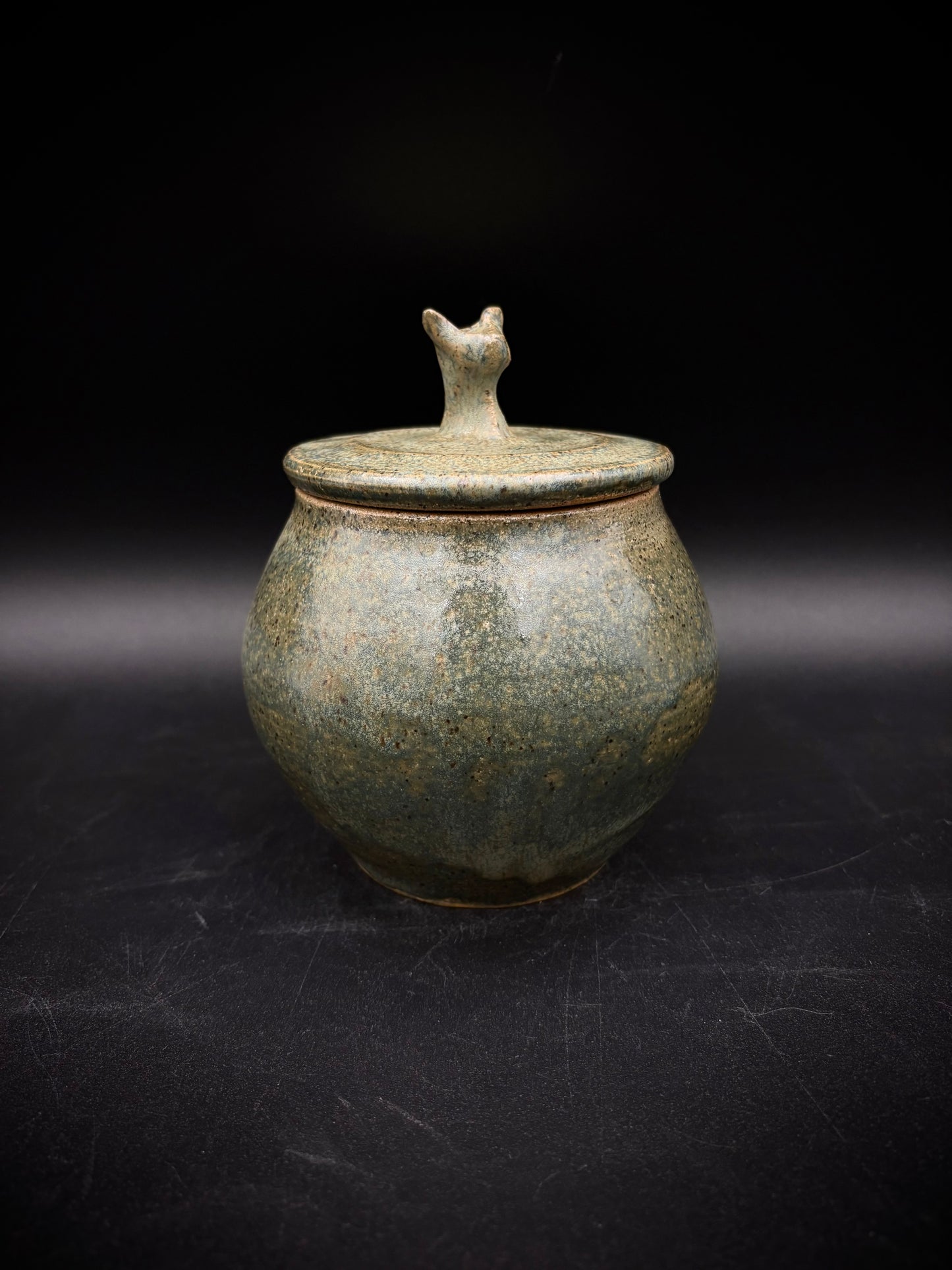 Cat Lidded Jar