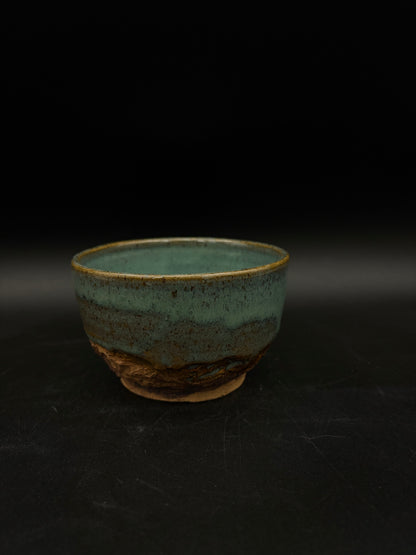 Celadon landscape bowl