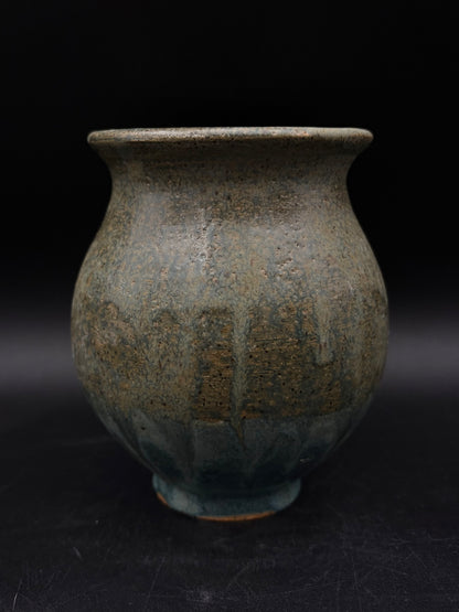 Agate antique blue vase