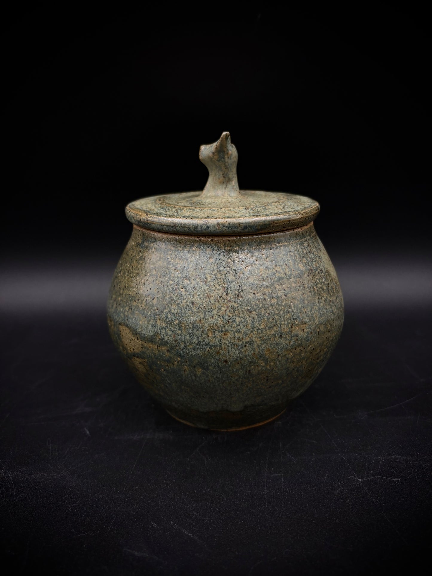 Cat Lidded Jar
