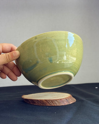 Handcrafted Celadon Ramen Bowls, featuring serene celadon glaze for a calming dining experience. Perfect for ramen, noodles, soups, and more. Artisan quality, wabi sabi design, and elegant craftsmanship