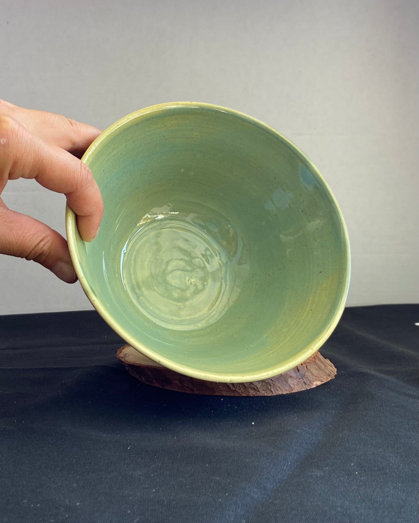 Handcrafted Celadon Ramen Bowls, featuring serene celadon glaze for a calming dining experience. Perfect for ramen, noodles, soups, and more. Artisan quality, wabi sabi design, and elegant craftsmanship